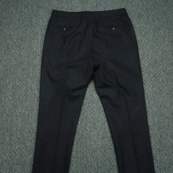 Suitsupply Pants Mens 36x34 Blue Ames Pleat Trouser Pure Wool Vitale Barberis - Picture 5 of 11